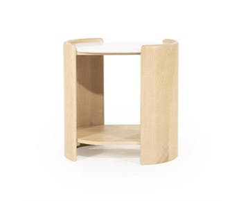 Bijzettafel Don 50x35cm - naturel | Eleonora, Ophalen of Verzenden, Nieuw