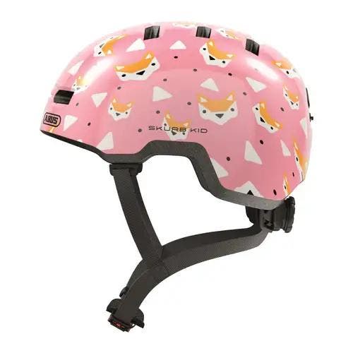 ABUS helm skurb rose foxes m (Kinderen), Fietsen en Brommers, Fietsaccessoires | Fietskleding, Nieuw, Ophalen of Verzenden
