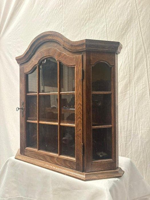 Vitrinekast - Victoriaanse Vitrinekast uit de Late 19e Eeuw, Antiek en Kunst, Curiosa en Brocante