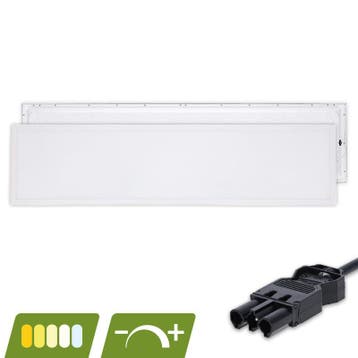 LED Paneel Europa 30W Dimbaar 120x30cm CCT 3-SWP Snoer, Verzenden
