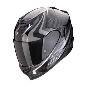 Scorpion EXO-520 EVO AIR TERRA - Zwart/Zilver/Wit, Motoren, Kleding | Motorhelmen, Verzenden, Nieuw met kaartje, M, Integraalhelm