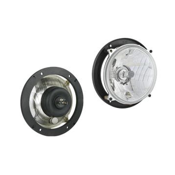 Koplamp H4 Ø139x75 gatafstand 106x106 Bevestigingsplaat 12V, Ophalen of Verzenden, Nieuw