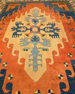 Groot Perzisch tapijt Kars Kazak 345x255 wollen vloerkleed, Groot Perzisch tapijt wollen vloerkleed handgeknoopt, 200 cm of meer
