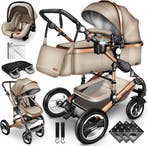 Kinderwagen 3 in 1 - Buggy - Wandelwagen - Kinderbuggy - Bei, Kinderen en Baby's, Verzenden, Zo goed als nieuw