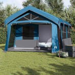 vidaXL Gezinstent met dak Blauw en Grijs 620 x 322 x 240 cm, Verzenden, Nieuw, Tot en met 2