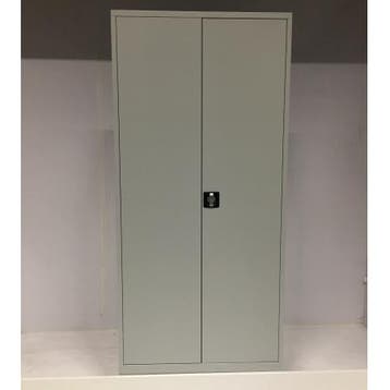 (MDK-106331) Kwadrant tweedeurskast grijs 195 cm nieuw, Ophalen of Verzenden, Nieuw