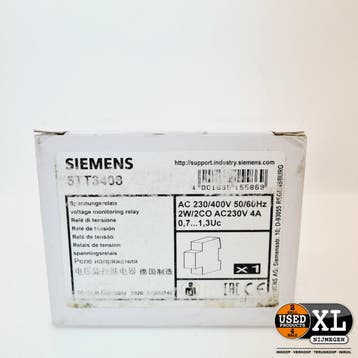 Siemens 5TT3408 Chassis Mount Timer Relay / Spanningsrela..., Ophalen of Verzenden, Nieuw