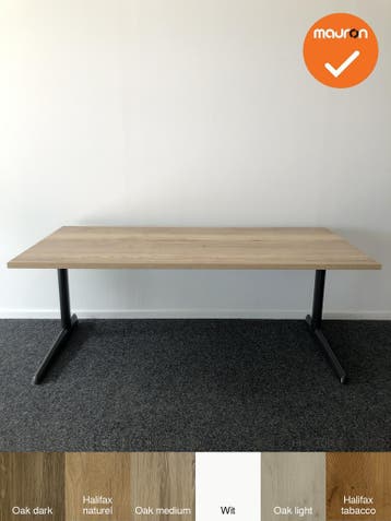 Ahrend 500 elektrischverstelbaar bureau - nieuw blad naar ke, Werkplek, Ophalen of Verzenden, Gebruikt, Bureau