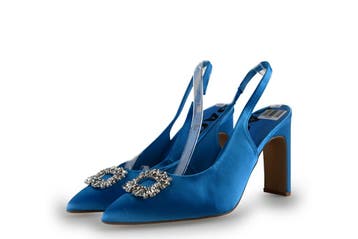 Sacha Slingbacks in maat 40 Blauw, Zo goed als nieuw, Sacha, Verzenden, Blauw