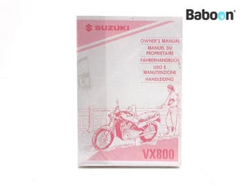 Instructie Boek Suzuki VX 800 1990-1997 (VX800 VS51A VS51B), Verzenden, Gebruikt