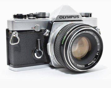 Olympus OM-1 + F.Zuiko Auto-S 1.8/50mm | Analoge camera, Nieuw