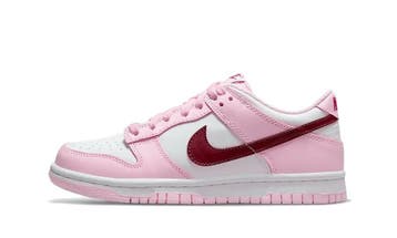Nike Dunk Low Pink Foam Red White (GS), Nieuw