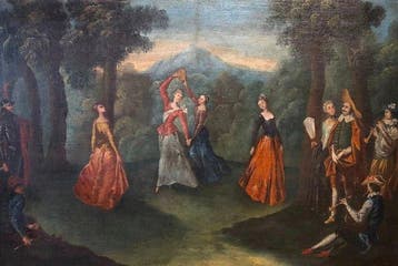 Nicolas Lancret (1690-1743), Kring van - Gruppo di