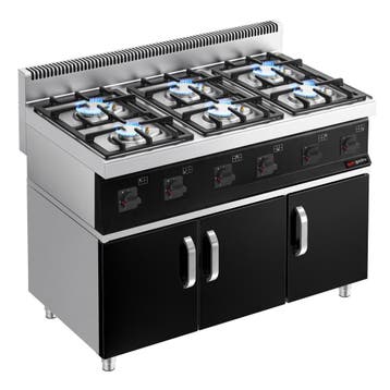 GGM Gastro | Gasfornuis - MARIO 700 - 1200x700mm - 36,0 kW -, Verzenden