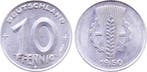 Duitsland 10 Pfennig Ddr 1950 E J 1503 vz+ aluminium, Verzenden