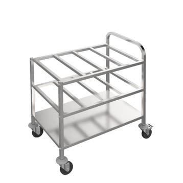 GGM Gastro | Serveerwagen - 815x530mm - met 2 GN-baden per |, Verzenden