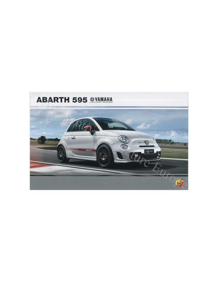 2015 ABARTH 595 YAMAHA FACTORY RACING BROCHURE DUITS, Boeken, Auto's | Folders en Tijdschriften