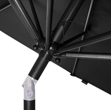 2dekans | VONROC Premium Stokparasol Recanati Ø300cm – Incl., Ophalen of Verzenden, Zo goed als nieuw