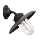 Solingen Stallamp Schuin Matzwart Brons Buitenverlichting, Tuin en Terras, Verzenden, Hanglamp, 50 tot 250 watt, Nieuw
