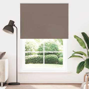 vidaXL Rolgordijn verduisterend koffie 160x230 cm, Verzenden, Nieuw, Bruin