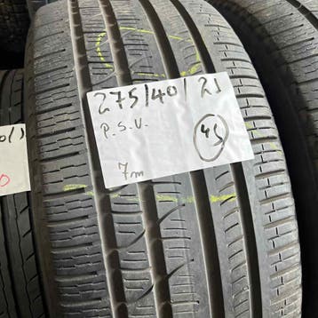 4 x Pirelli Scorpion Verde 275-40-21 4 Seizoenbanden 7mm, Gebruikt, 275 mm, All Season, Band(en)