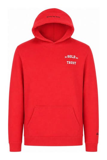 In Gold We Trust Hoodie Jongens in maat 164 Rood, Verzenden, Zo goed als nieuw, In Gold We Trust, Jongen of Meisje