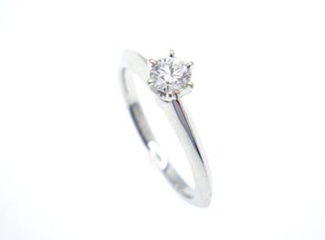 Tiffany & Co. - Ring - Solitaire Setting Diamond 0.25ct, Sieraden, Tassen en Uiterlijk, Ringen, Nieuw