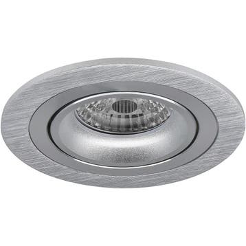 GU10 Inbouwspot Set - Mat Zilver - Inbouw Rond - Kantelbaar, Ophalen of Verzenden, Nieuw, Overige fittingen, Plafondspot of Wandspot