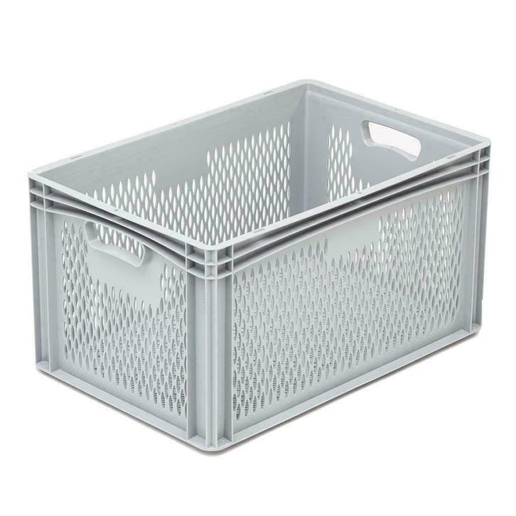 Stapelkrat, plastic krat, opslagbak 60 40, kunststof bak, Doe-het-zelf en Verbouw, Kratten en Dozen, 50 tot 75 cm, Nieuw, Krat