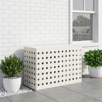 vidaXL Airconditioner hoes Wit 90 x 40 x 60 cm Staal, Verzenden, Nieuw