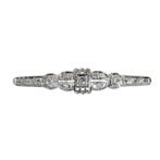 Broche - 18 karaat Witgoud - 0.65ct. tw. Diamant
