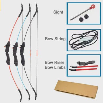 Kinder Recurve Boog en Zuignap Pijl Set - Junior Boogschiete, Verzenden, Nieuw
