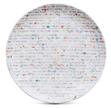 Damien Hirst (1965) - All Over Text Plate · Heni