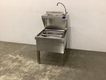 Schoonmaak RVS spoeltafel blanco zwenkkraan, Ophalen of Verzenden, Gebruikt, Reinigen