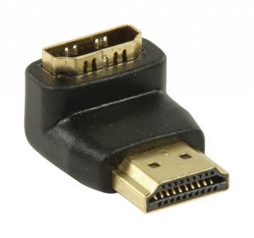 HDMI-adapter haaks 90° graden gehoekt, Ophalen of Verzenden, Nieuw, Kabel of Snoer
