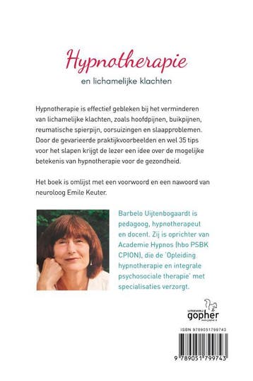 Hypnotherapie en lichamelijke klachten 9789051799743, Verzenden, Gelezen, Barbelo C. Uijtenbogaardt