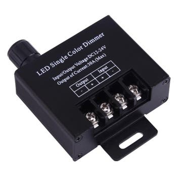 LED dimmer - 12/24V - 30A - Met draaiknop, Hobby en Vrije tijd, Elektronica-componenten, Ophalen of Verzenden, Nieuw