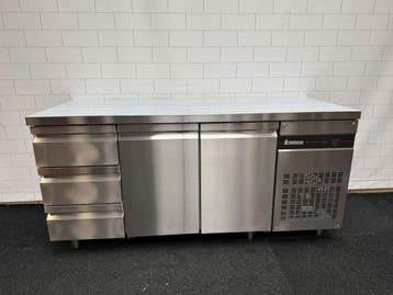 Showroommodel Inomak Koelwerkbank 1/1 GN met 3 lades en 2, Ophalen of Verzenden, Nieuw zonder verpakking, Koelen en Vriezen