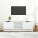 vidaXL Tv-meubel 102x35x36,5 cm bewerkt hout wit, 100 tot 150 cm, Verzenden, Nieuw, Minder dan 100 cm