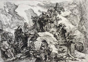 Giovanni Battista Piranesi (1720-1778) - Gli scheletri