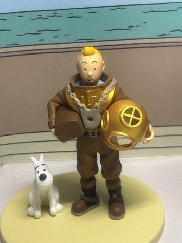 Tintin - Diorama Moulinsart - Tintin Scaphandre, Nieuw