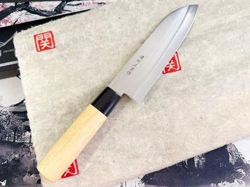 Satake SWORD SMITH - Keukenmes - Santoku - Staal - Japan -