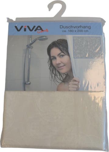 Douchegordijn - Model Strand - 200 cm x 180 cm - Inclusief, Verzenden, Nieuw