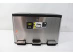 EKO Essential Splitted - Pedaalemmer 3x10 Liter - Soft-close, Verzenden, Zo goed als nieuw