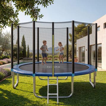 Trampoline Garfunky met veiligheidsnet - 396 cm, Kinderen en Baby's, Speelgoed | Buiten | Trampolines, Verzenden, Nieuw