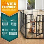 Puppyren - Hondenren- Dierenren - 60 cm hoog - Zwart - TRESK, Dieren en Toebehoren, Hondenhokken, Verzenden, Zo goed als nieuw