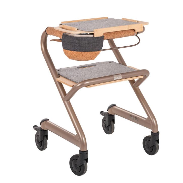 Saljol WR56 - Indoor Rollator - Champagne Gold - Compleet Ui, Diversen, Rollators, Nieuw, Ophalen of Verzenden