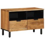 vidaXL TV-kast 70x33x46 cm massief acaciahout, Huis en Inrichting, Woonaccessoires | Cd- en Dvd-rekken, Verzenden, Nieuw