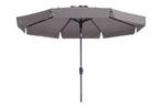 Madison stokparasol Flores luxe Taupe 300 cm., Tuin en Terras, Verzenden, Nieuw, Stokparasol, Kantelbaar