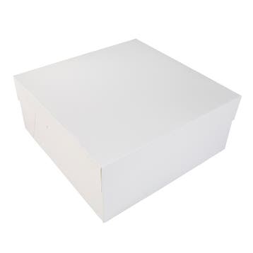 Taartdoos 35x35x15cm. Wit 50st, Verzenden, Nieuw